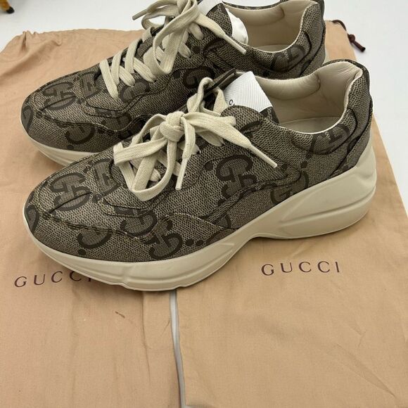 Women’s Gucci GG Rython sneakers size 36 made in Italy - Picture 4 of 8